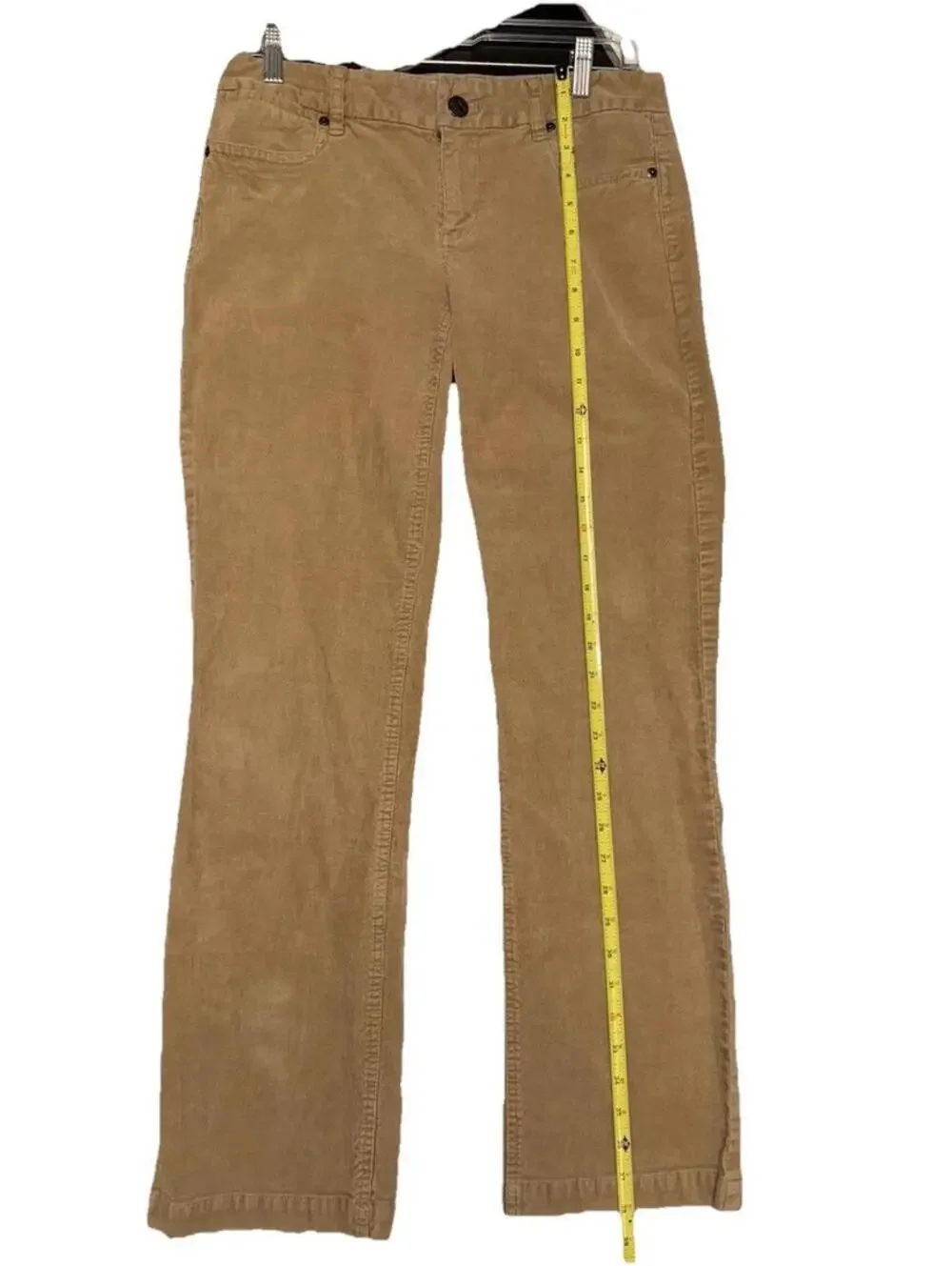 J. Crew womens corduroy bootcut pant Size 29S short  Light Brownbeige Minimalist